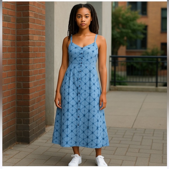 Sonoma NWT Boho Tiered Floral Maxi Sundress Size Small. Summer Beach Vacation - Picture 1 of 8